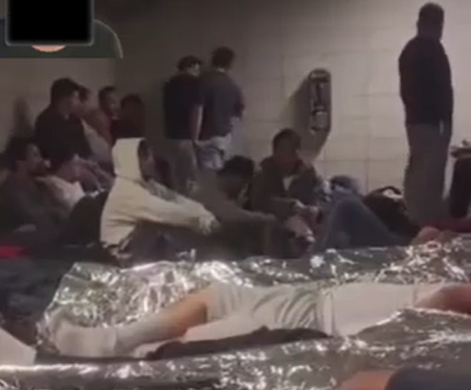 Leaked footage from an ICE Black Site inside of 31 Hopkins Plaza, Baltimore, MD. More then 50 people in rooms with no beds or bathrooms, people laying on filthy floors, guard beatings and people with legal status being illegally held (1/25/26)